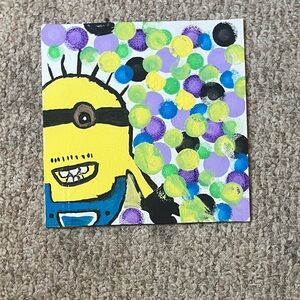Colorful Minion Canvas Art